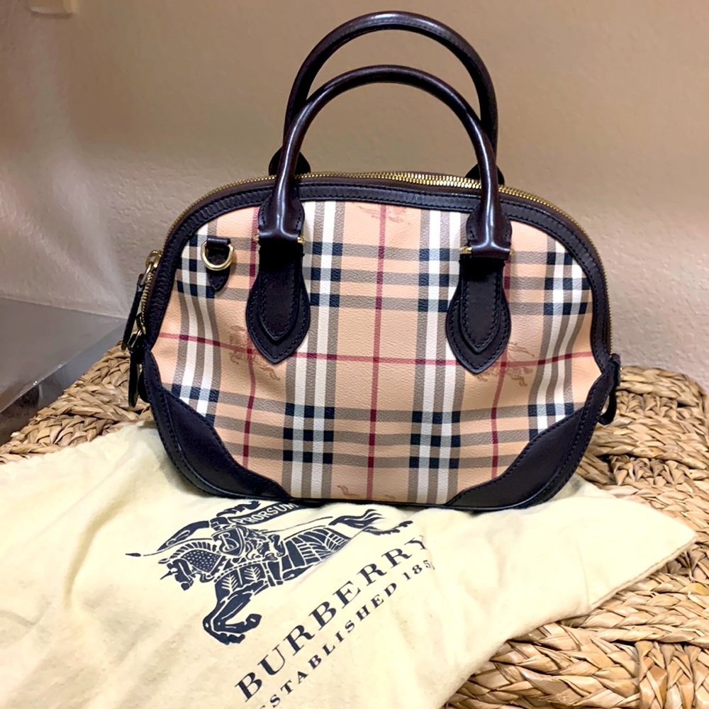 Burberry check orchard bag